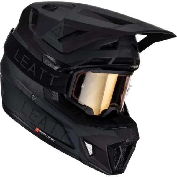 Leatt Leatt Moto 7.5 V23 Helmet Stealth Includes 4.5 Googles